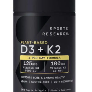 Viên bổ sung Vitamin D3K2 Sports Research