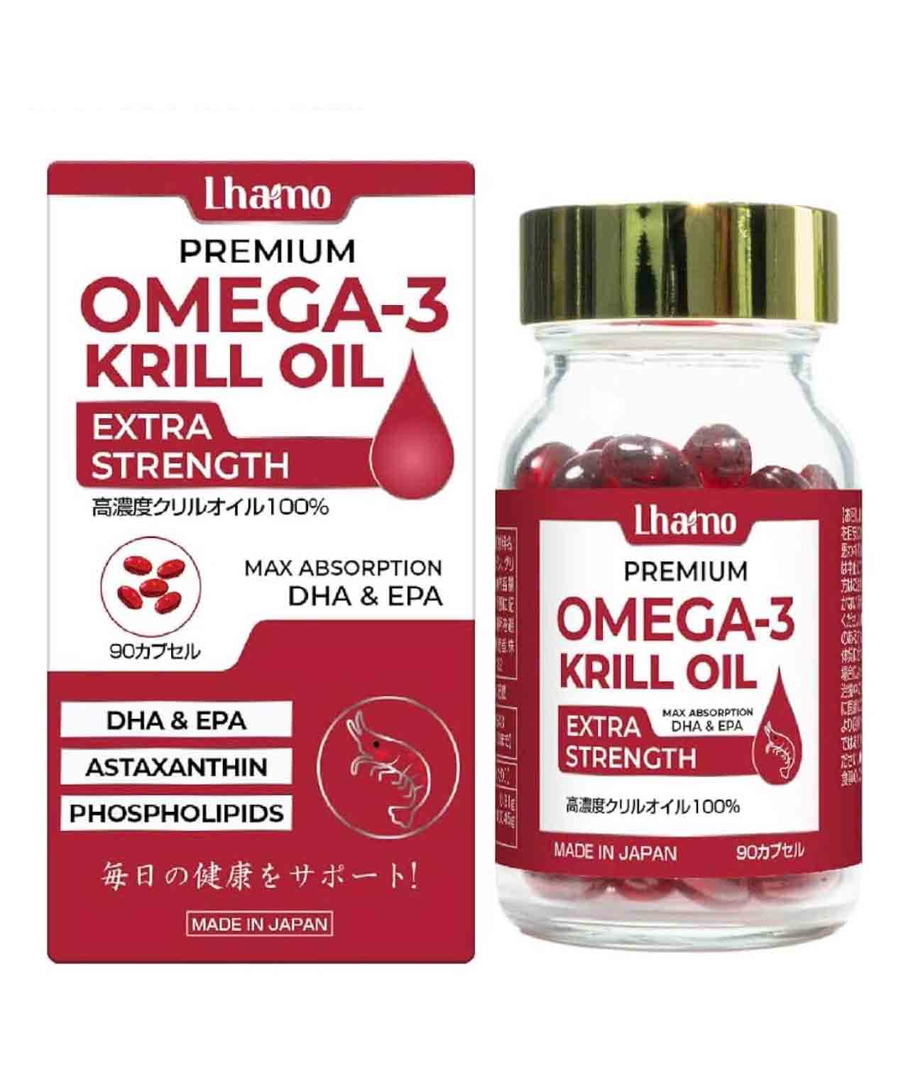 dầu nhuyễn thể lhamo premium omega 3 krill oil