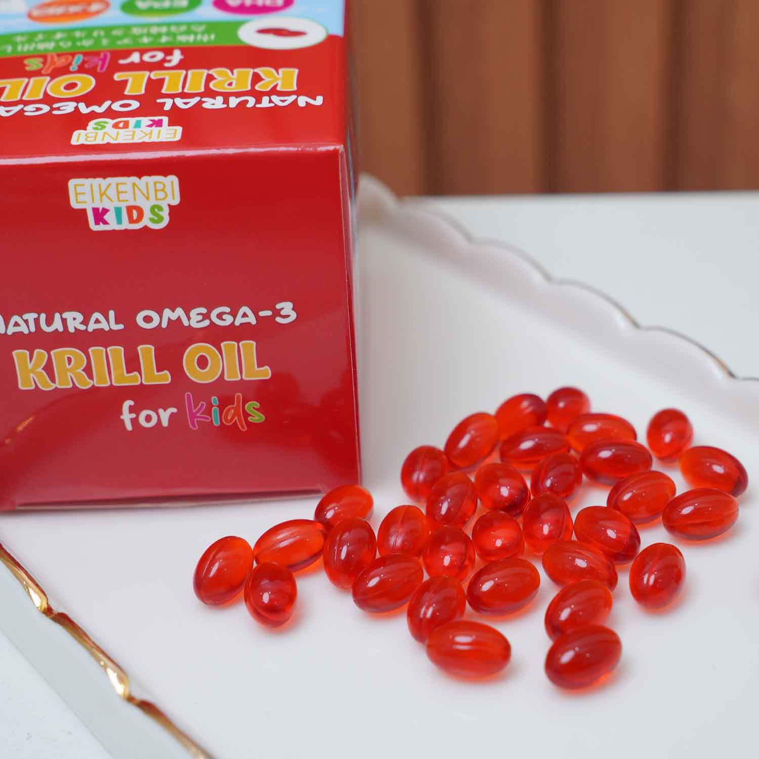 dẫu nhuyễn thể natural omega 3 krill oil eikenbi kids