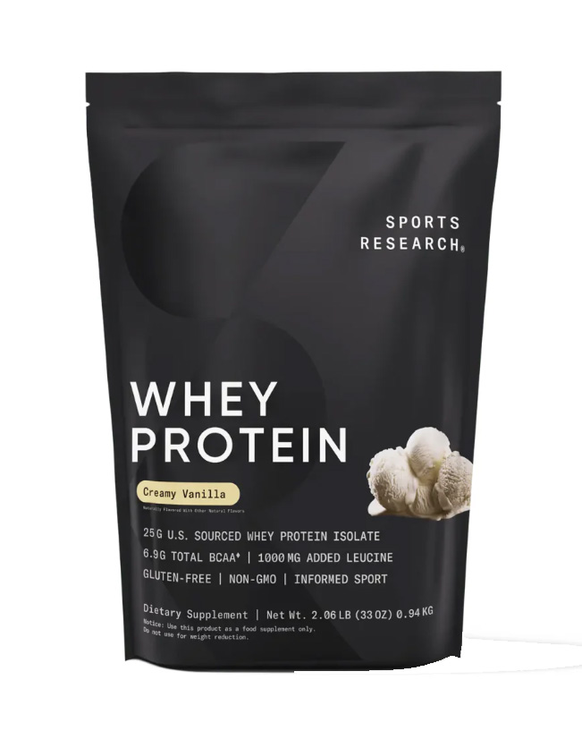 whey protein sports research