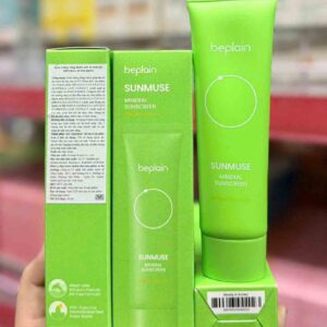 Beplain Sunmuse Mineral Sunscreen (Xanh lá)