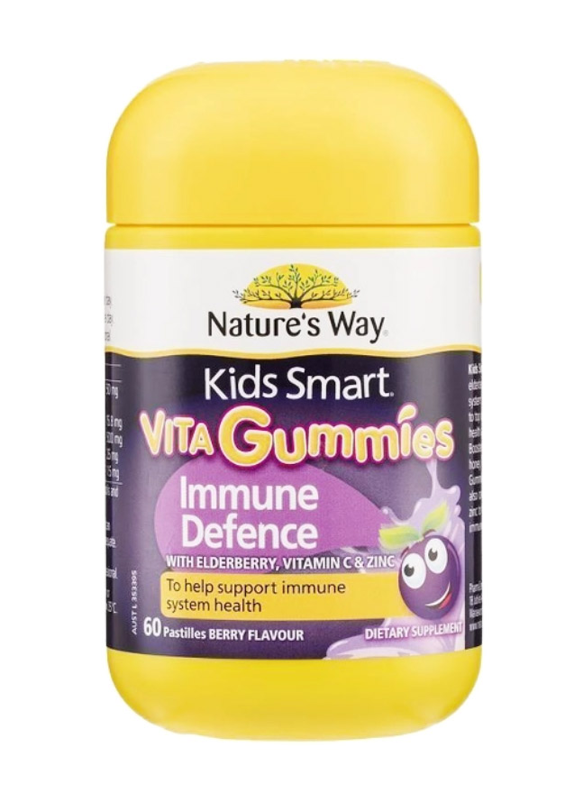 Kẹo Nature’s Way Kids Smart Vita Gummies Immune Defence 60 viên