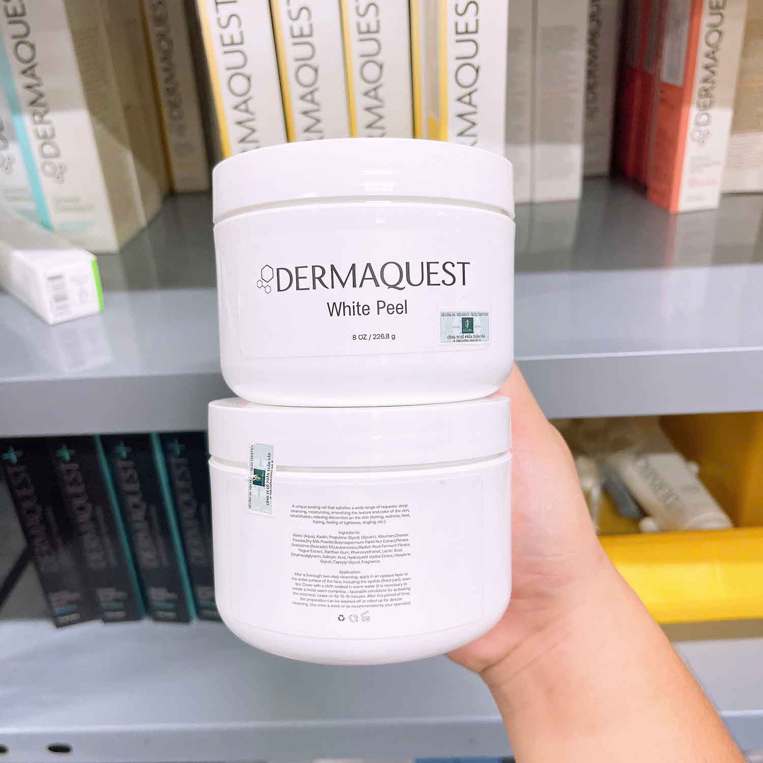 dermaquest white peel