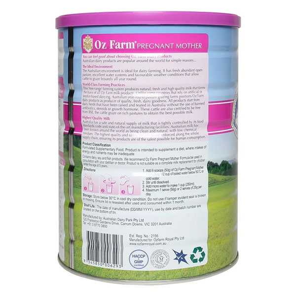 oz farm pregnant mother
