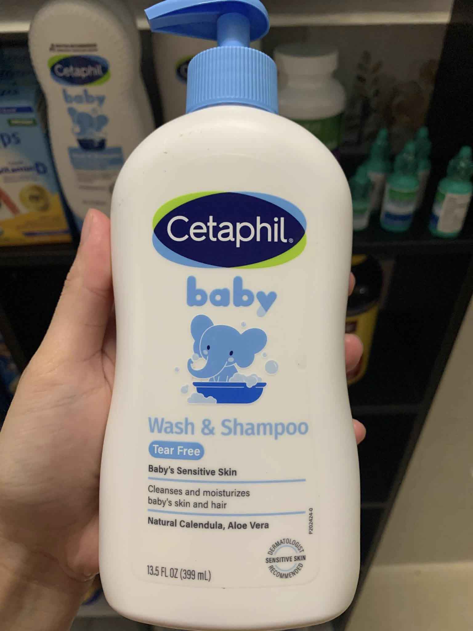sữa tắm gội cho bé cetaphil 400ml