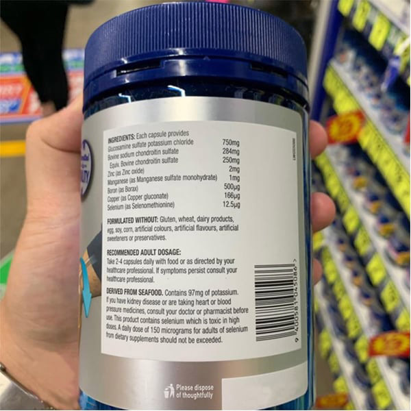 wagner glucosamine & chondroitin 200 capsules