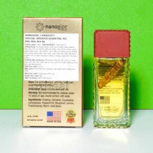 Dầu sâm Mỹ Nanogize Longevity Special Ginseng Essential Oil 21ml