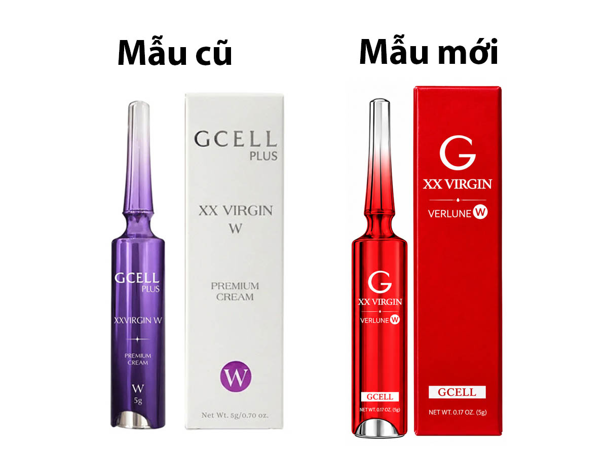 Kem làm hồng vùng kín GCell Plus XXVirgin W Premium Cream 5g