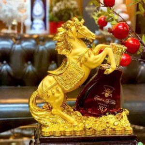 Rượu con ngựa Phú Quý Brandy Comte De La Feres XO 700ml - Ảnh 5
