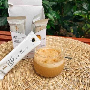 Cà phê sữa hòa tan AGF Blendy Cafe Latory 18 gói trắng