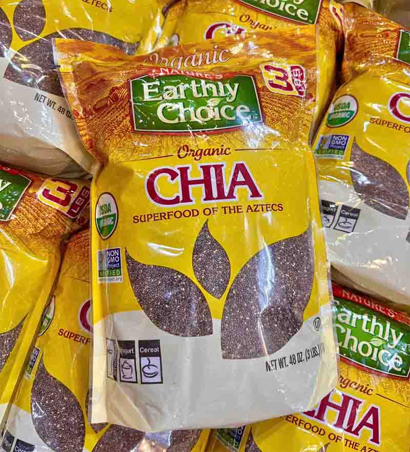Hạt chia Nature’s Earthy Choice Organic CHIA Mỹ