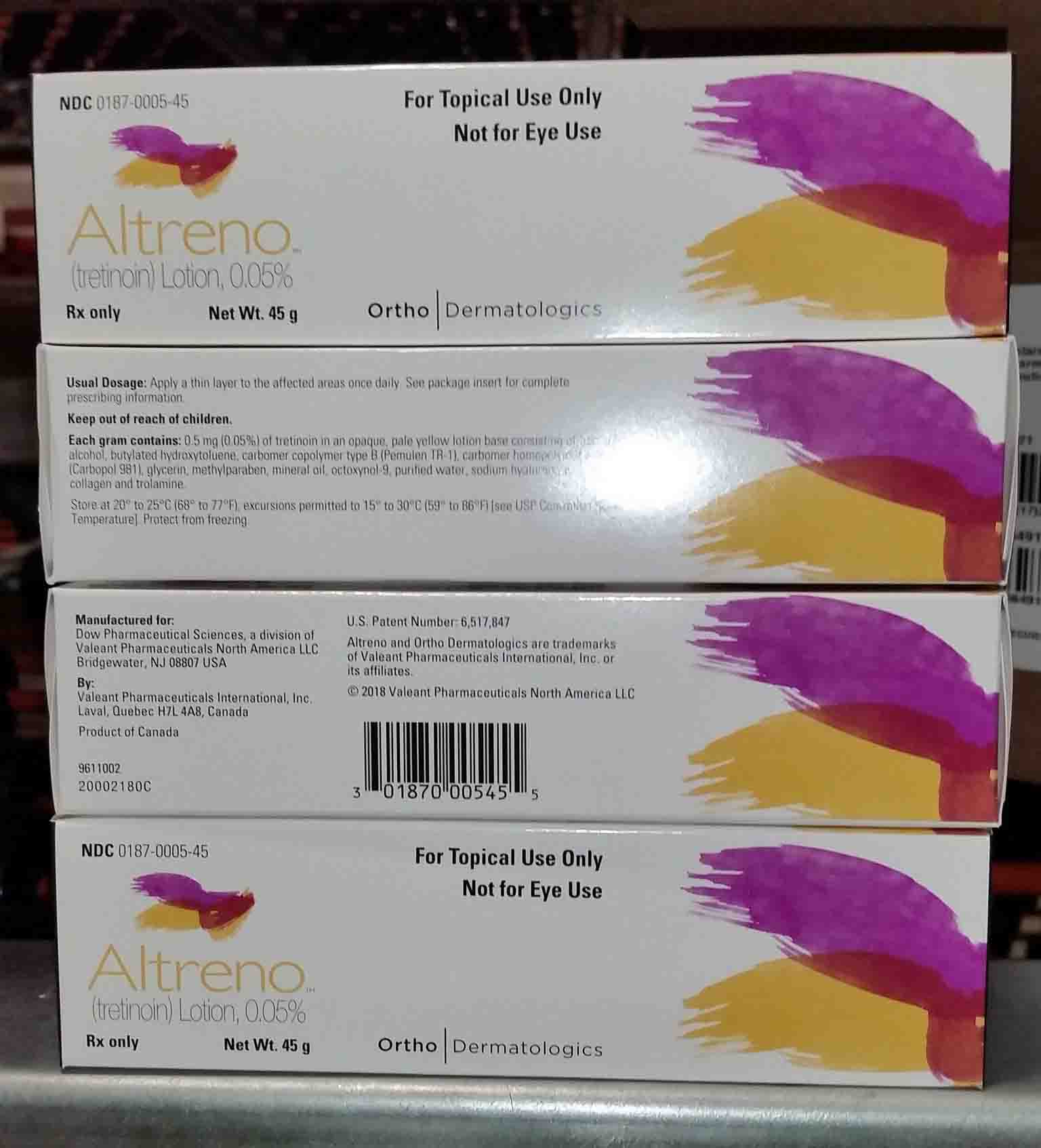 Kem hỗ trợ giảm mụn Altreno Tretinoin Lotion 0