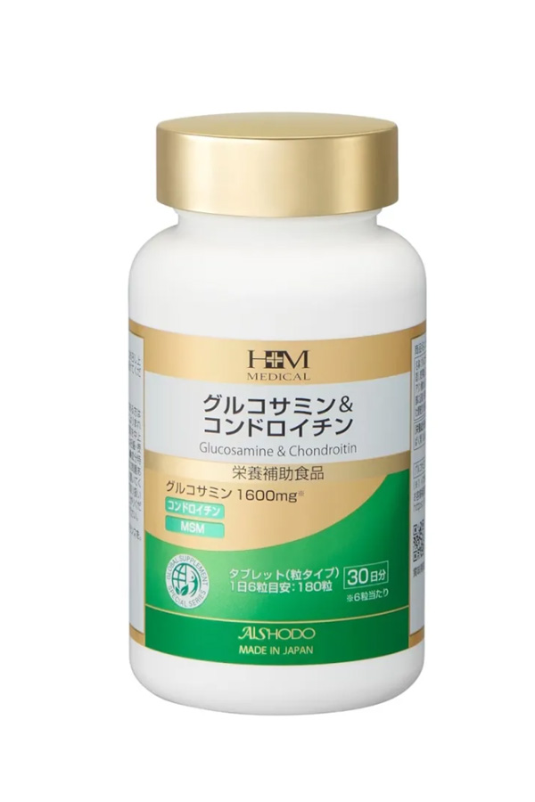 Viên hỗ trợ xương khớp Aishodo Glucosamine & Chondroitin Nhật Bản