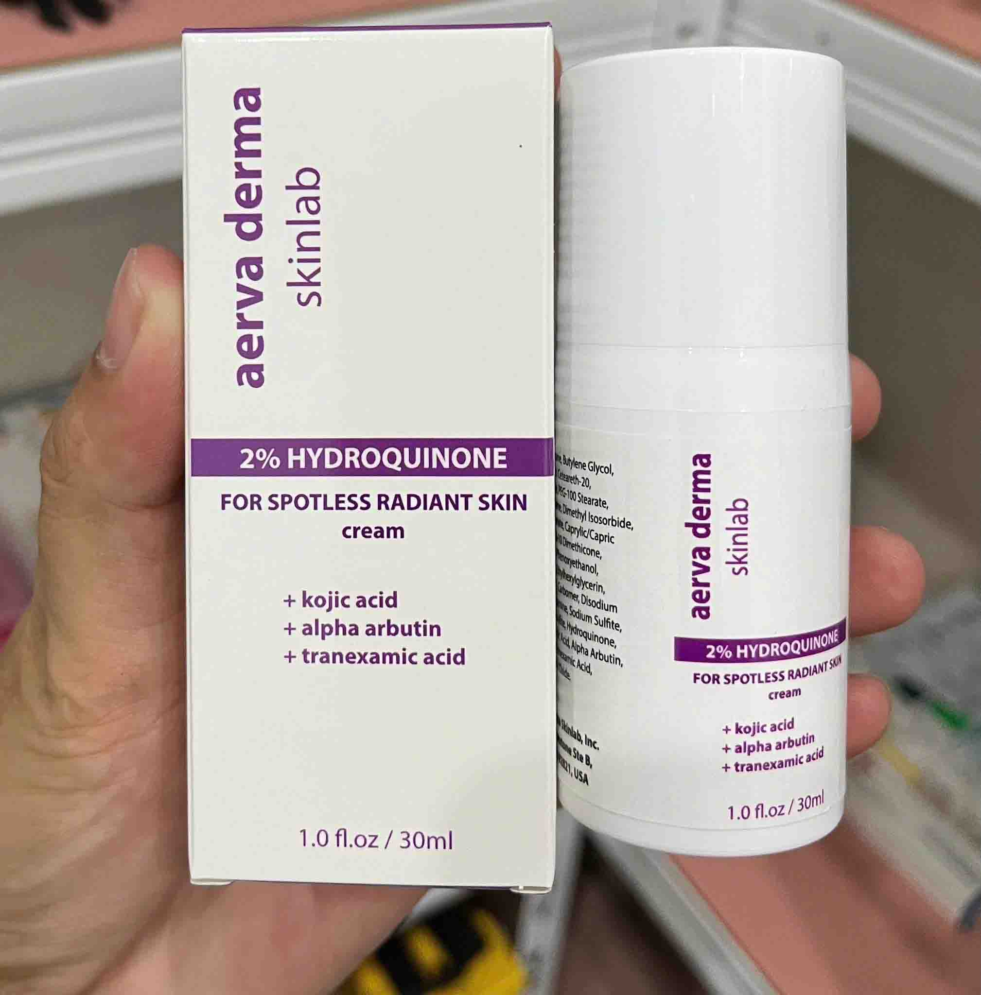 aerva derma skinlab hydroquinone 2