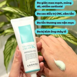 kem dưỡng phục hồi ahohwa vitamin k cream 80g