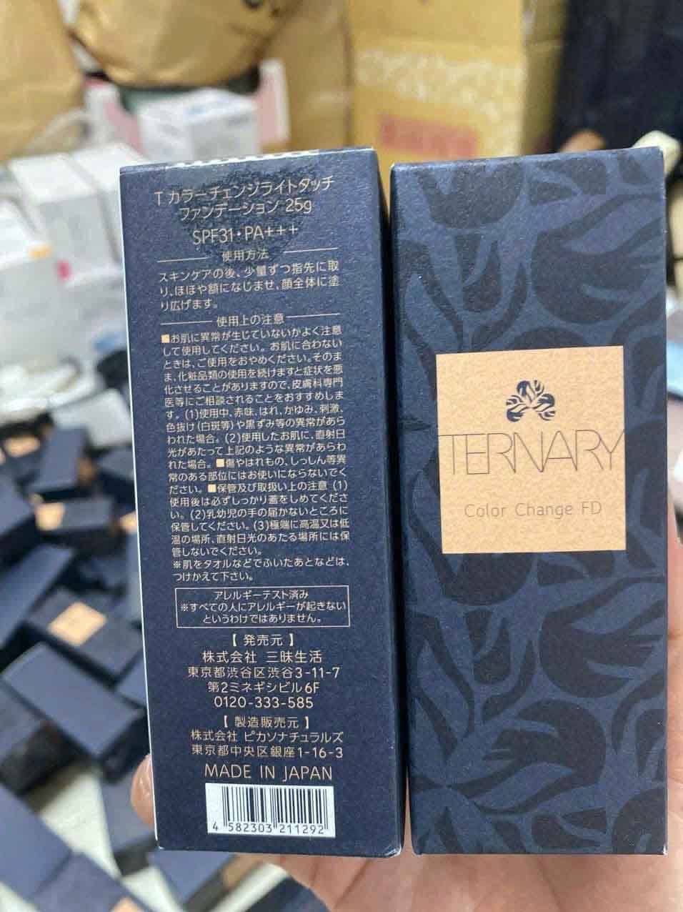 Kem nền Ternary Color Change FD SPF31 Nhật Bản 25g - Ảnh 2