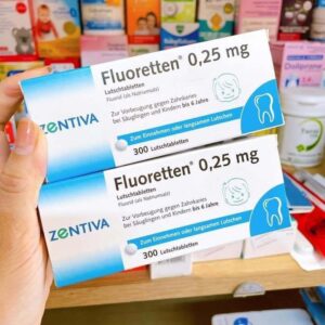 viên ngậm chống sâu răng fluoretten