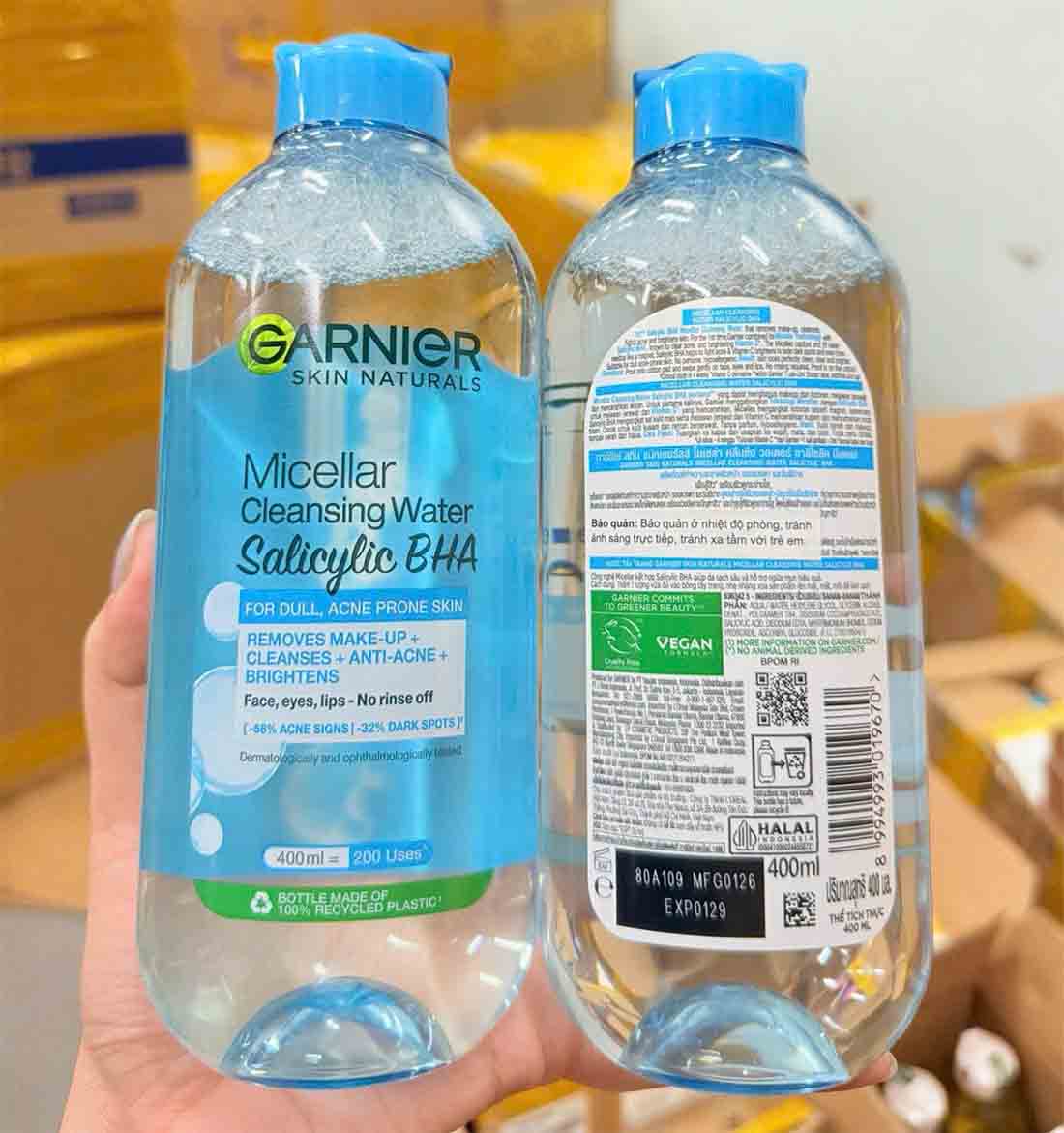 Garnier Micellar Cleansing Water For Oily & Acne-Prone Skin 400ml