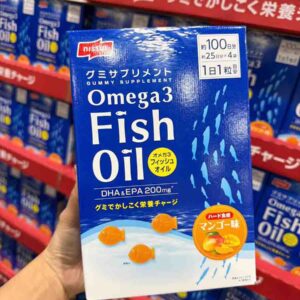 Kẹo dẻo bổ sung Omega 3 Fish Oil Nissui 100 viên