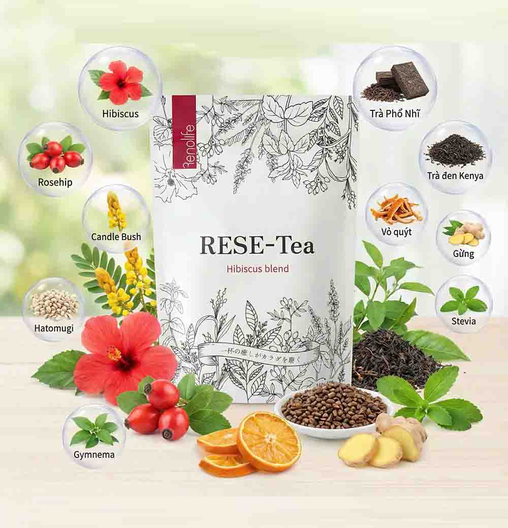 Trà thảo mộc Renolife Rese Tea Hibiscus Blend