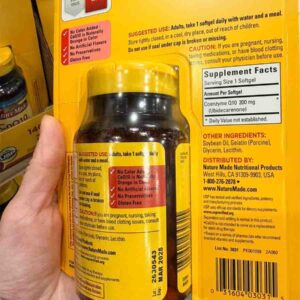 Viên hỗ trợ tim mạch Nature Made CoQ10 200 mg