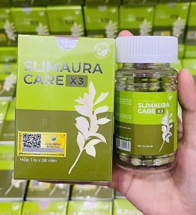 Viên uống hỗ trợ giảm cân Slimaura Care x3 38 viên