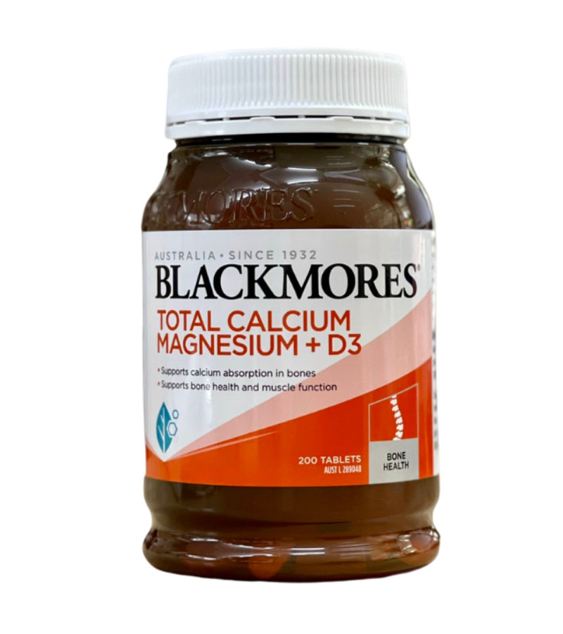 blackmores total calcium & magnesium d3 200 viên
