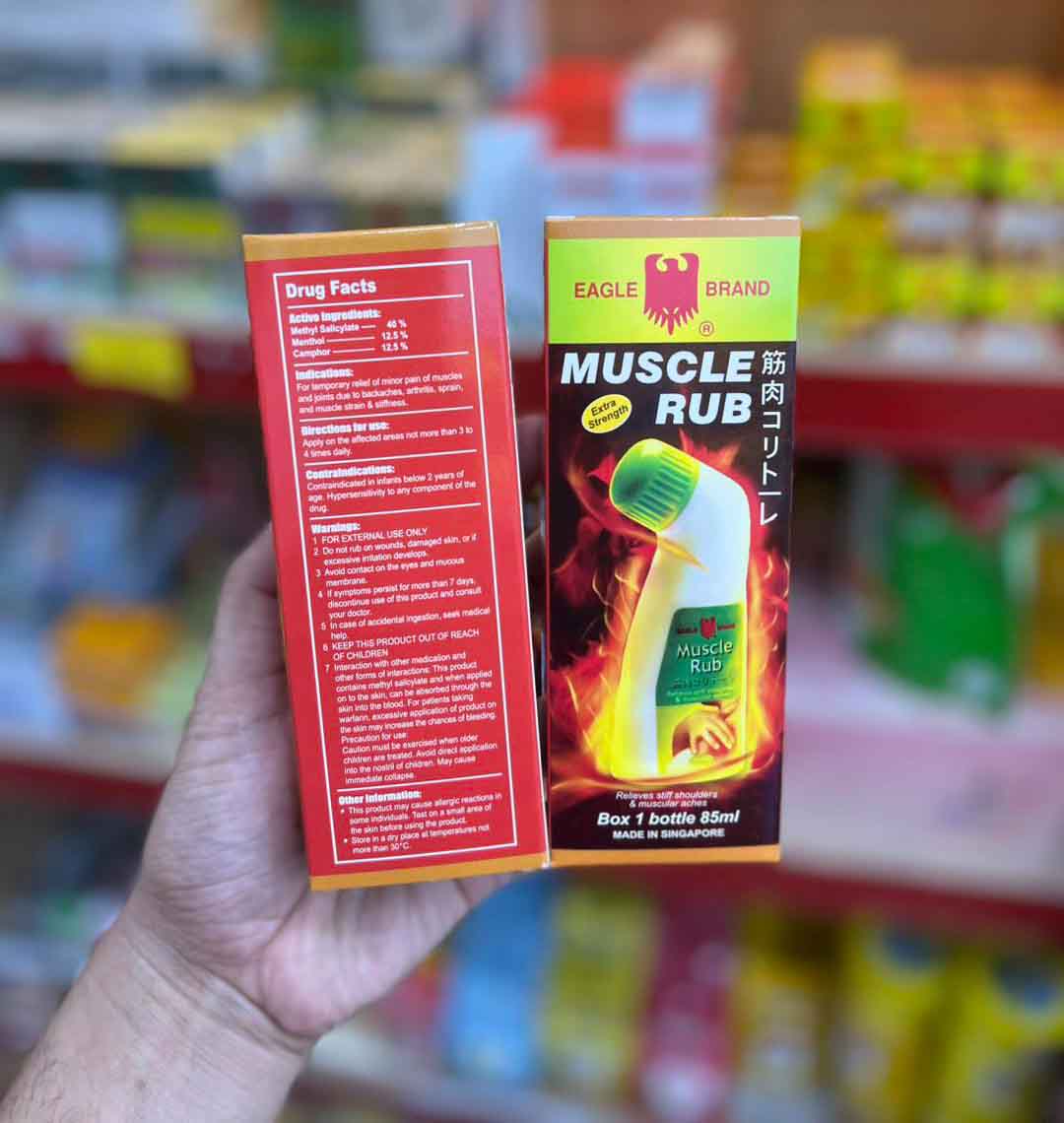 dầu nóng muscle rub