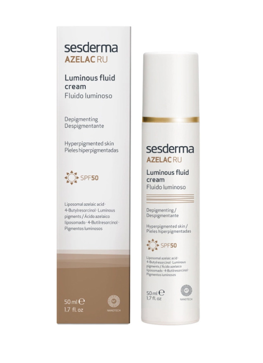 sesderma azelac ru luminous fluid cream spf 50