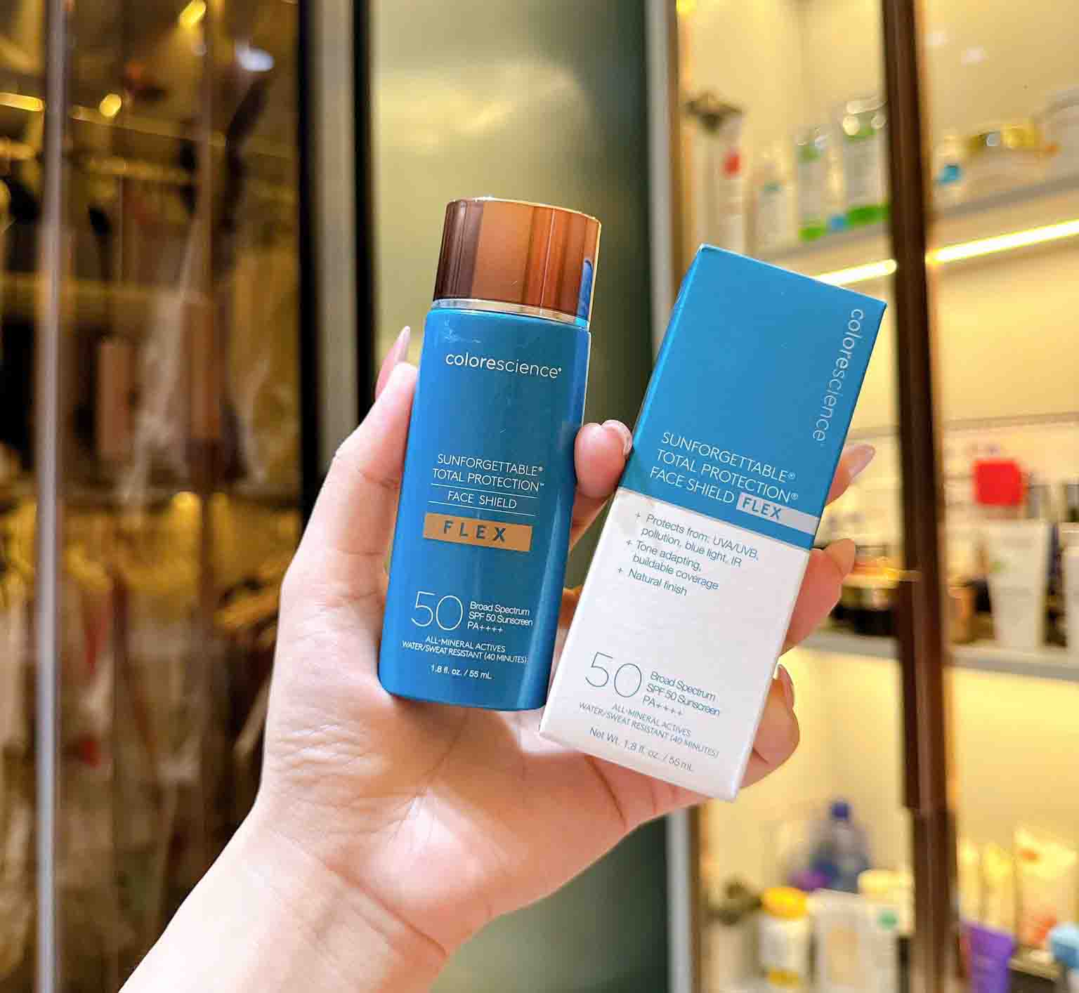 sunforgettable total protection face shield flex spf 50