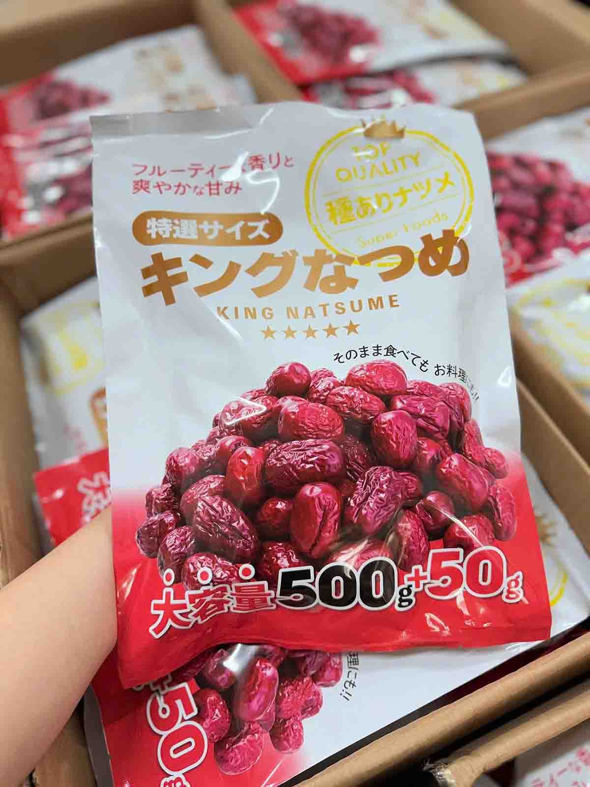 táo đỏ sấy khô king natsume