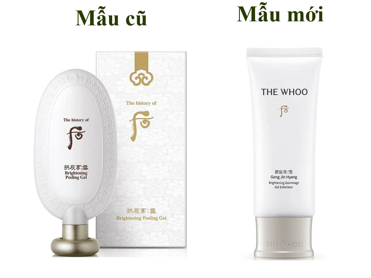Tẩy da chết Whoo Gongjinhyang Seol Brightening Peeling Gel 100ml mẫu mới