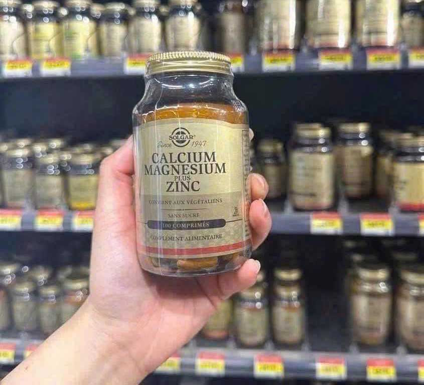 calcium magnesium plus zinc solgar