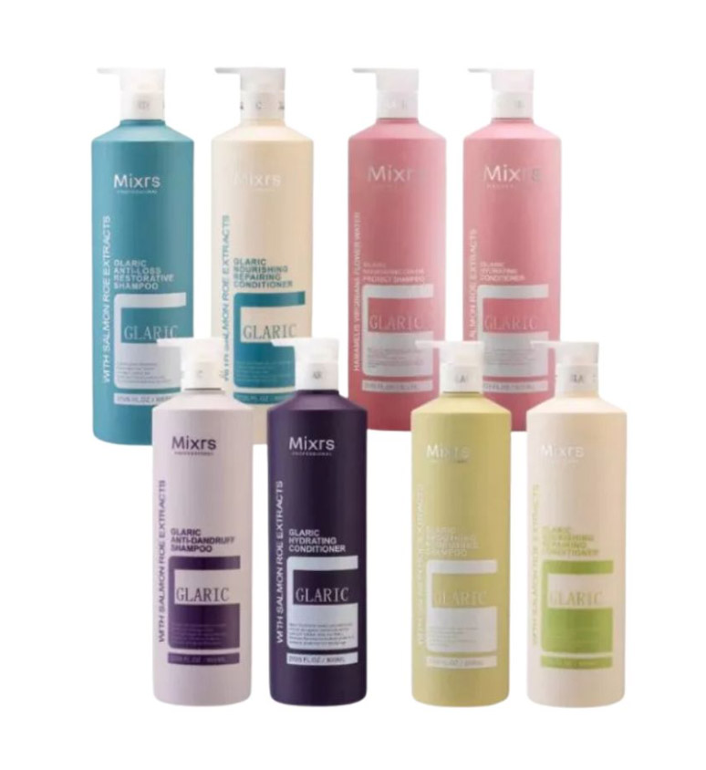 Cặp dầu gội Mixrs Glaric phục hồi, nuôi dưỡng tóc 800ml