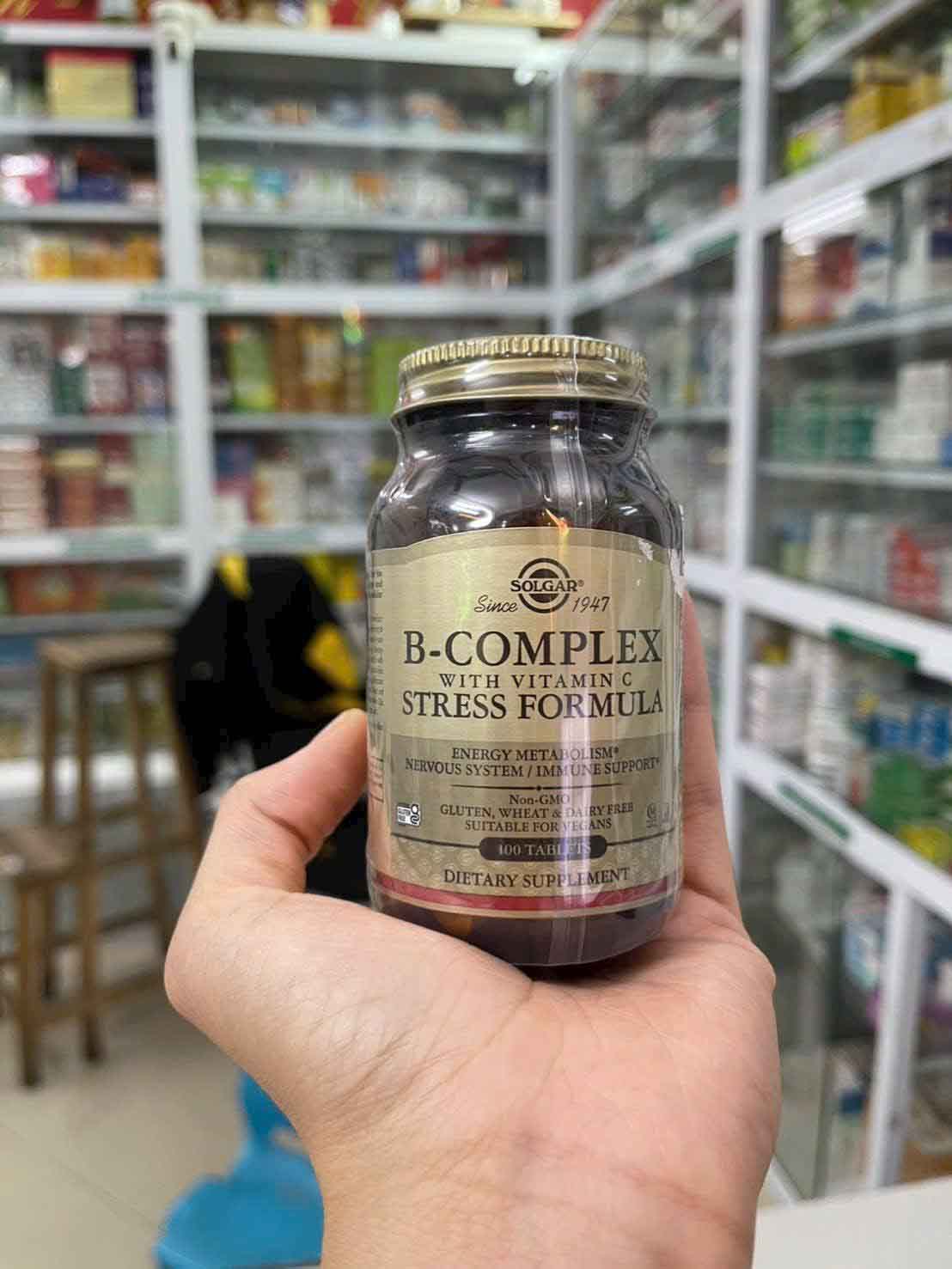 solgar b complex stress formula