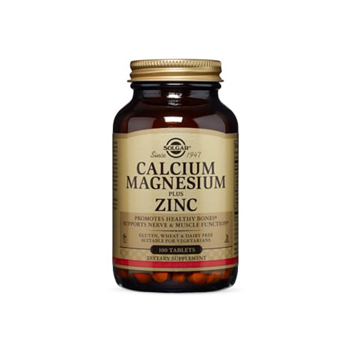 solgar calcium magnesium plus zinc