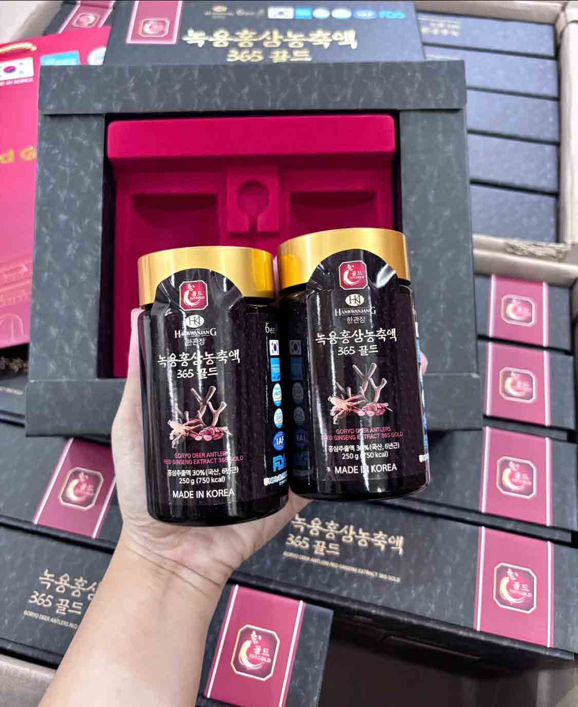 Cao hồng sâm nhung hươu Goryo Hankwanjang