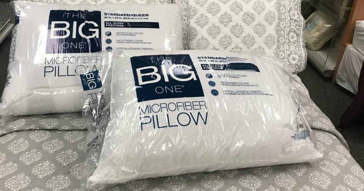 Gối The Big One Microfiber Pillow Standar Queen 2 gối
