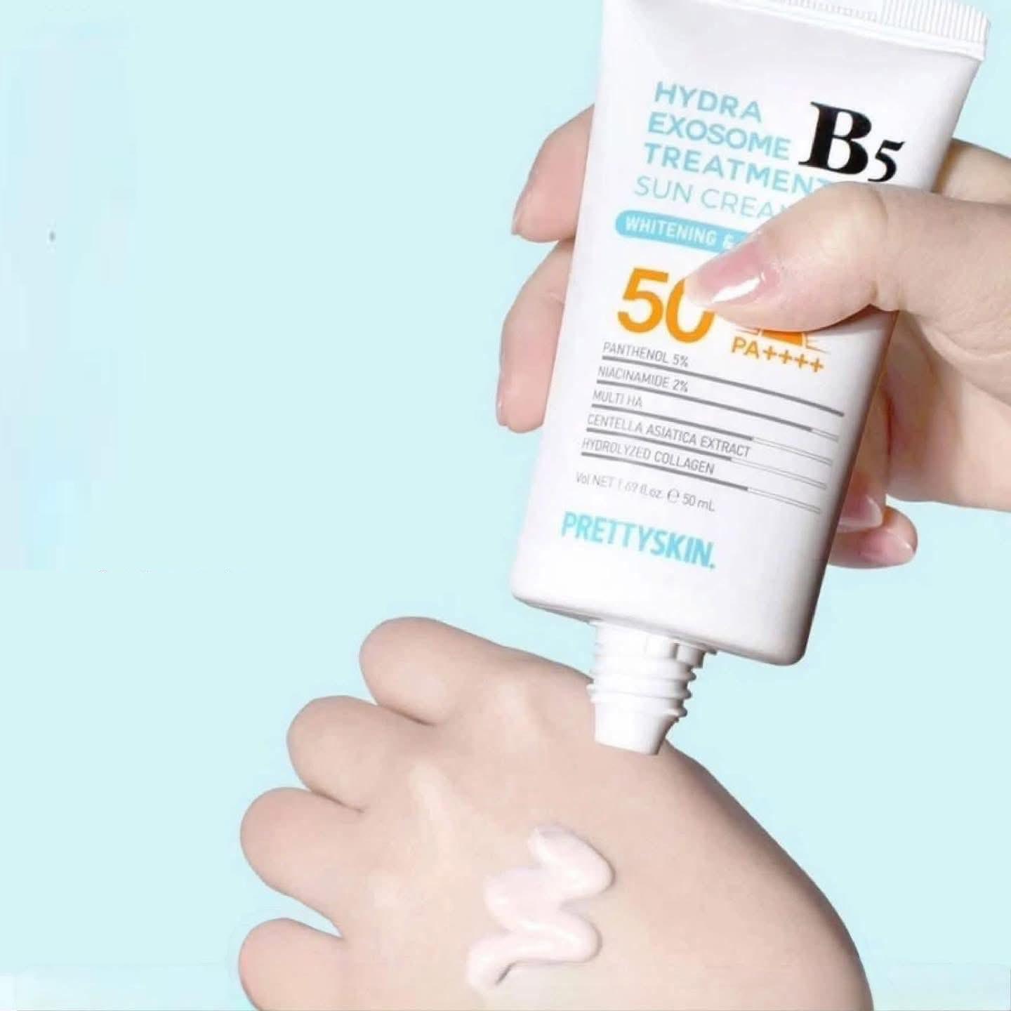 Kem chống nắng B5 Prettyskin Hydra B5 Exosome Treatment Sun Cream