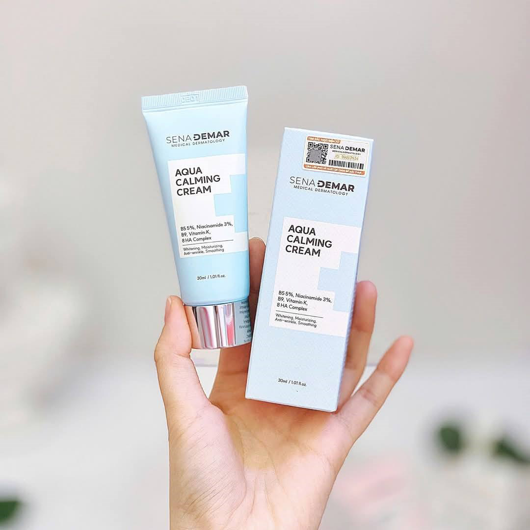 Kem dưỡng ẩm phục hồi Sena Demar Aqua Calming Cream 30ml