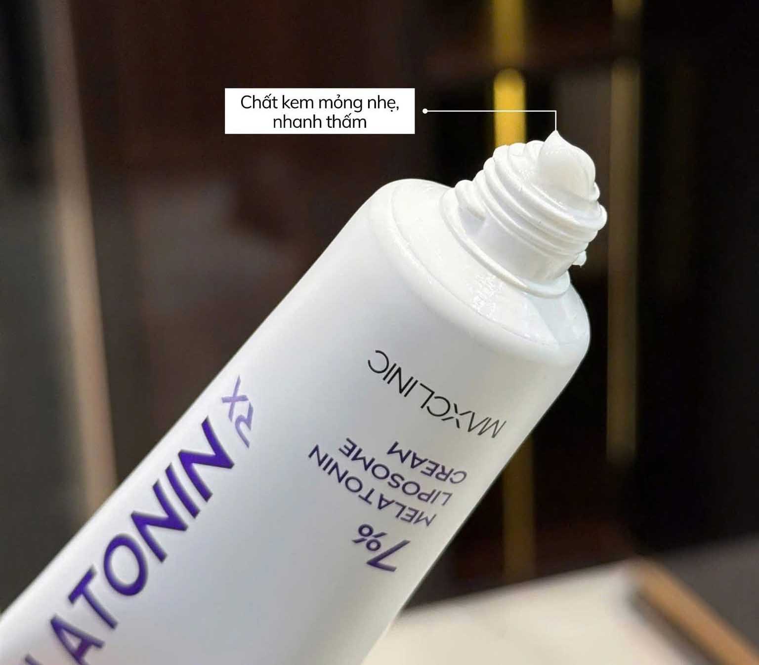 Kem dưỡng da Maxclinic Melatonin RX 7% Melatonin Liposome Cream