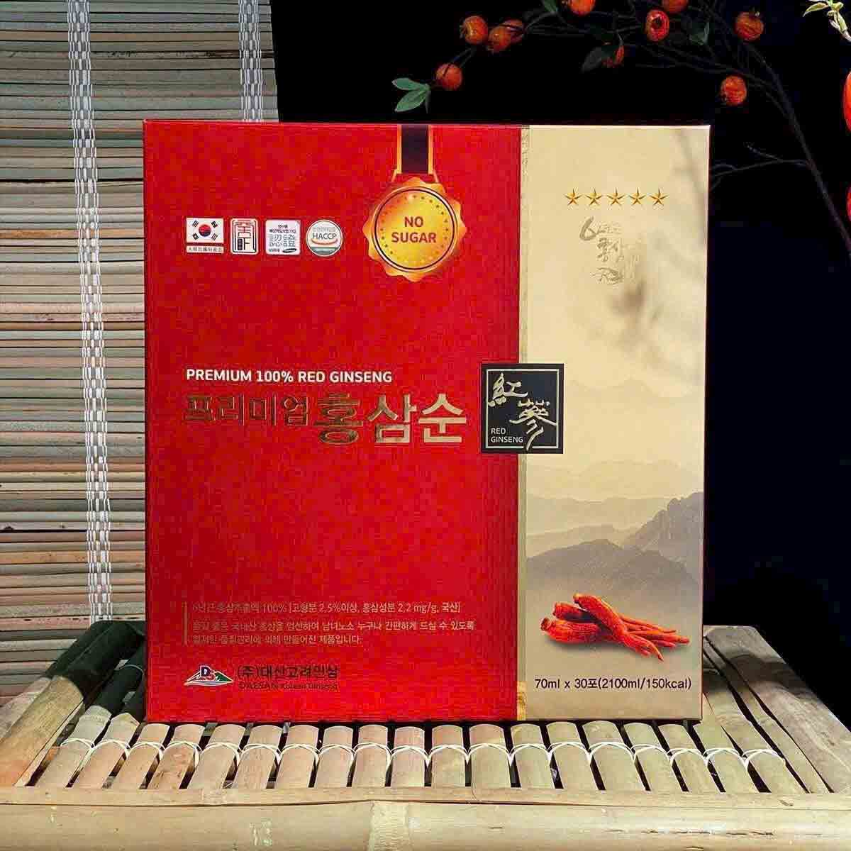 Nước hồng sâm không đường Daesan Hàn Quốc