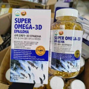 Viên dầu cá Super Omega 3D EPA DHA Hàn Quốc