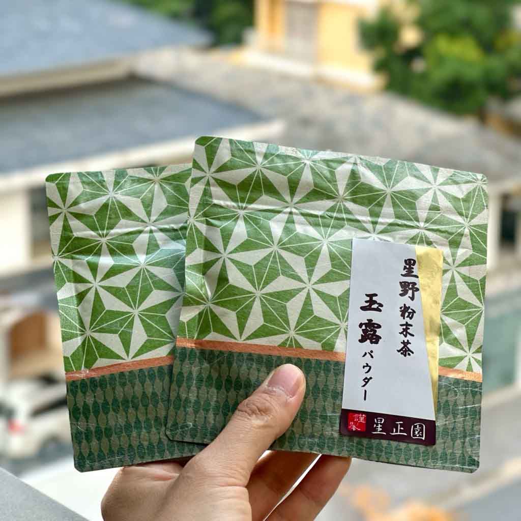 bột trà xanh hoshino teayame matcha gyokuro