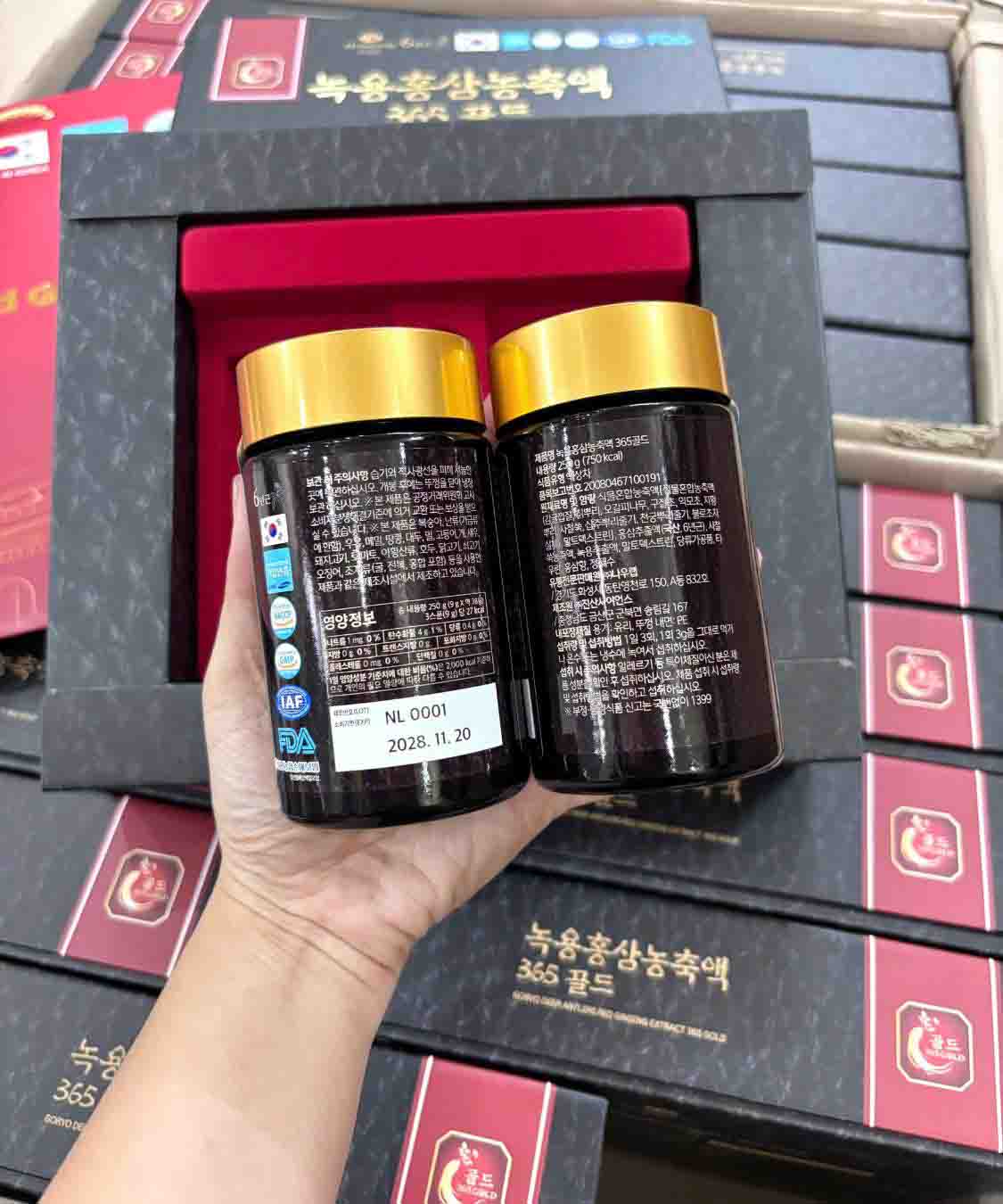 cao hồng sâm nhung hươu goryo
