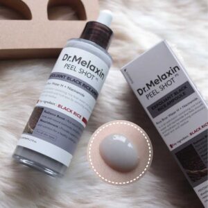 dr melaxin peel shot black rice