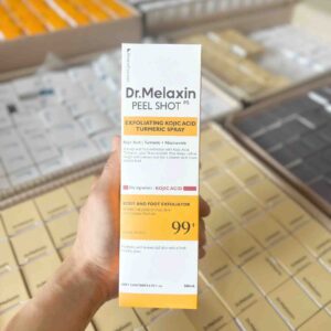 dr melaxin peel shot exfoliating kojic acid turmeric spray