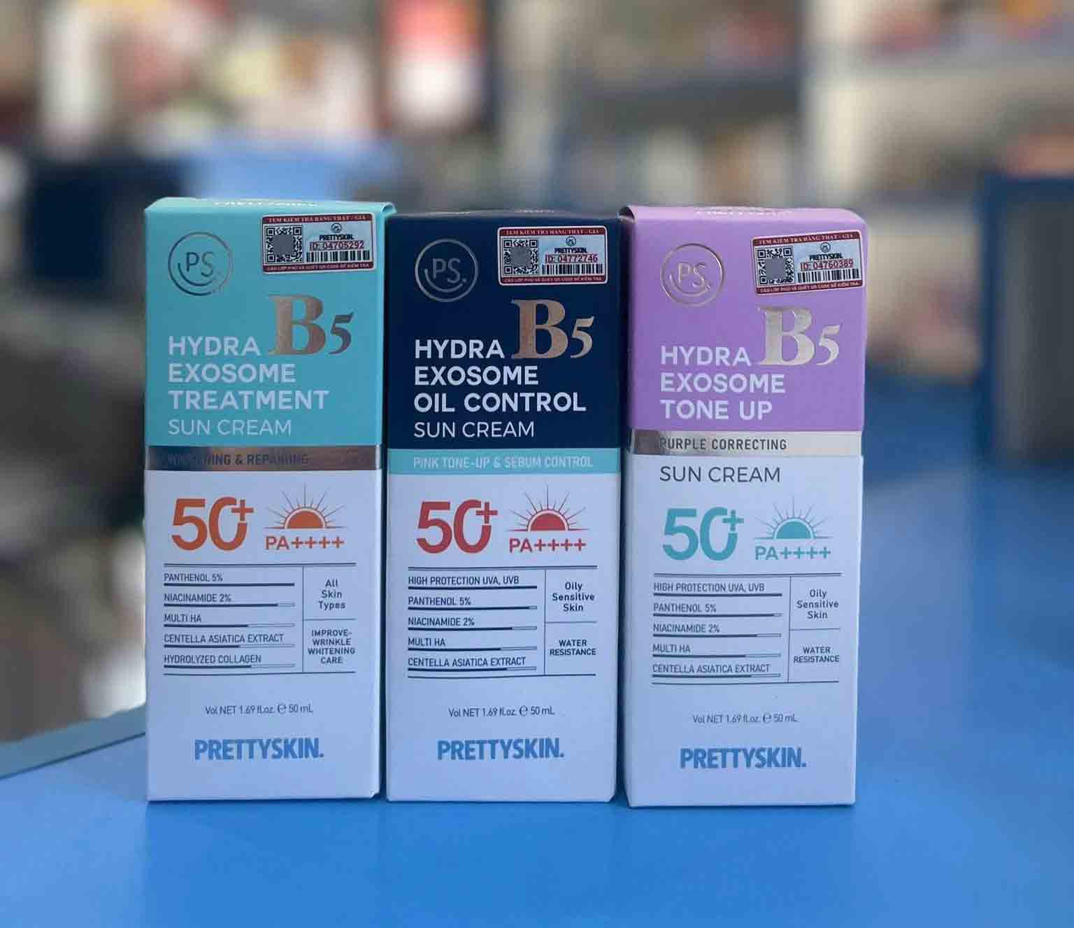 kem chống nắng b5 pretty skin