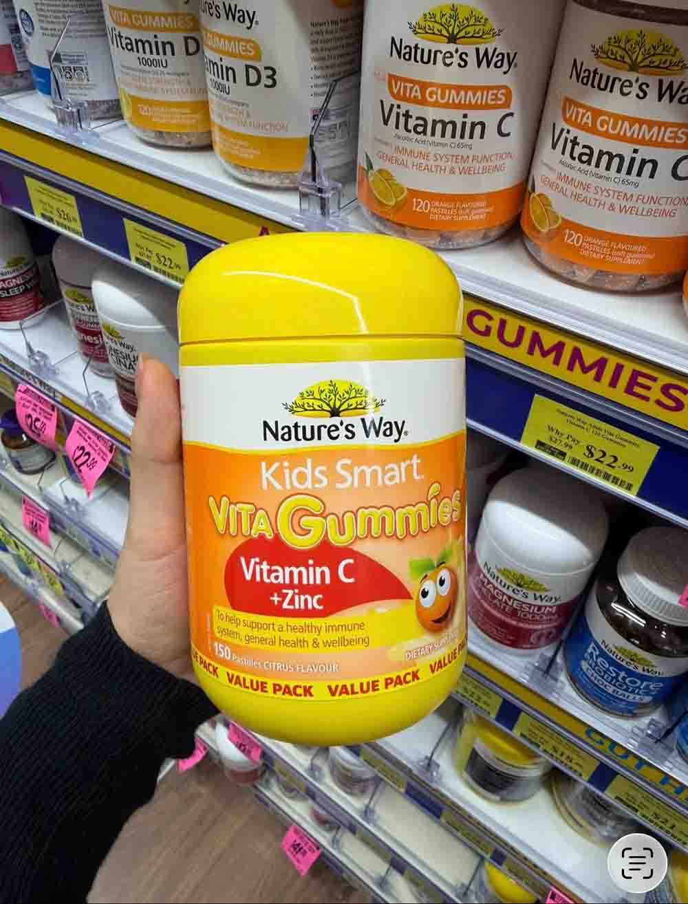 vita gummies vitamin c zinc