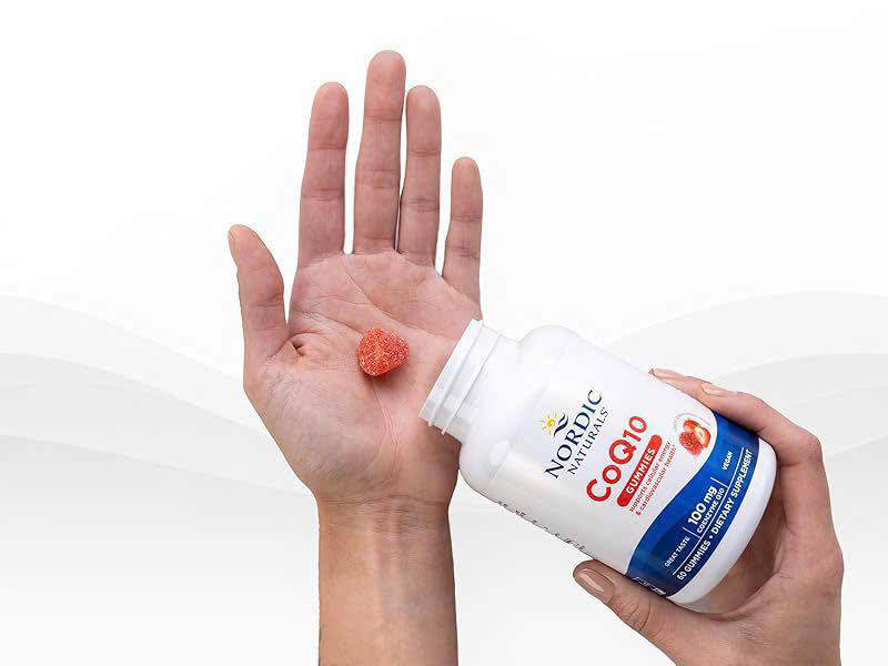 Kẹo dẻo Nordic naturals COQ10 Gummies vị dâu 60 viên